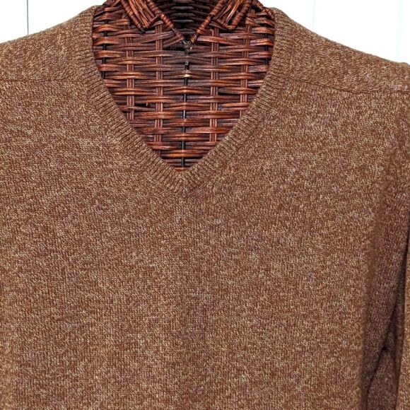 Vintage 80's Men's Puritan V-Neck Wool Blend Sweater - Picture 9 of 15